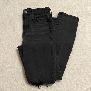 Hollister Skinny Black Ripped Jeans Size 0